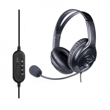 CODi wired binaural noise cancelling headset with 3.5mm jack