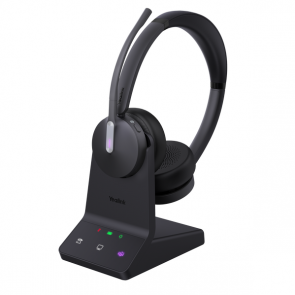 Yealink WH64 binaural wireless headset for deskphone, PC & mobile