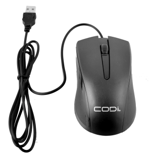 CODi 1200 DPI Wired Optical Mouse