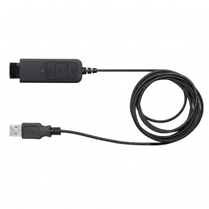JPL Poly compatible QD to USB A bottom cable with integrated call control
