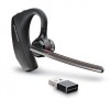 Poly Voyager 5200 UC bluetooth headset with charging case and USB adapter